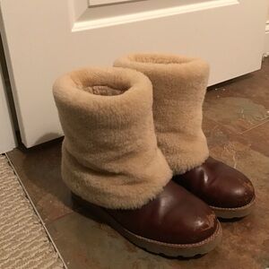 UGG Tan and Brown Winter Boots